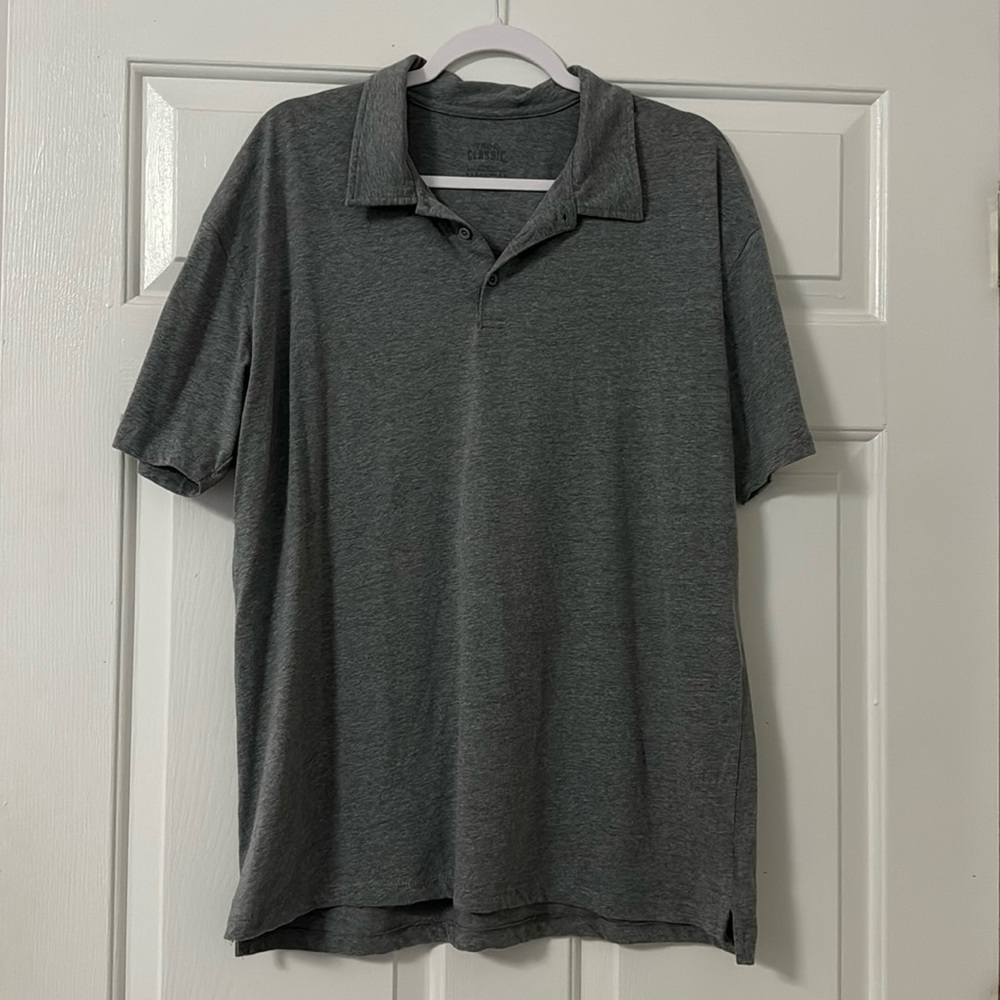 XL Gray True Classic Polo